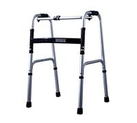 Ayudas para caminar plegables de aleación de aluminio con andador de movilidad plegable ligero ajustable en altura sin ruedas para personas mayores