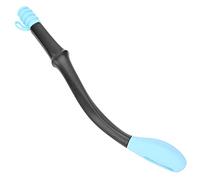 Ayudas para el inodoro para limpiar, 15.7"Empuñaduras inferiores para toallitas cómodas y largas, Empuñadura larga Soporte para ayuda para la comodidad Papel higiénico Ayuda para el aseo(azul)