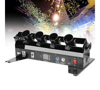 AYUE Máquina de Confeti Profesional, Lanzador de Confeti eléctrico, cañón de Confeti Digital con Control DMX con Control Remoto, Disparador de Confeti para DJ, Fiesta, Discoteca, Boda, Escenario