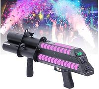 AYUE Pistola Manual De Confeti De 3 Disparos, MáQuina ElectróNica De Confeti A Chorro, Pistola De Confeti para Fiestas, Pistola De Confeti para NiñOs, Pistola De Confeti para Bodas
