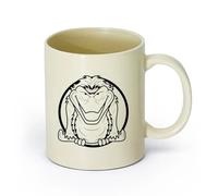 AYUEHBN cerámica Taza de Cerámica para Café, Té y Cacao Animal Pájaro Monstruo Depredador Bestia Mosca （11oz/320ml） Para Té, Café, Leche, Capuchino Amarillo claro