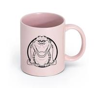 AYUEHBN cerámica Taza de Cerámica para Café, Té y Cacao Animal Pájaro Monstruo Depredador Bestia Mosca （11oz/320ml） Para Té, Café, Leche, Capuchino Rosa