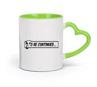 AYUEHBN cerámica Taza de Té de Cerámica Continuará Biblioteca de cómics Libro Niños Adolescentes （11oz/320ml） Ideal para el hogar, la oficina, cafeterías, ideas de regalo Verde