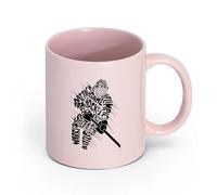 AYUEHBN cerámica Tazas de Café, Té y Café Juego de hockey Poder Velocidad Batalla Acción Deporte （11oz/320ml） Café, té, latte, leche, cacao, zumo y otras bebidas calientes Rosa