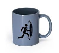 AYUEHBN cerámica Tazas de porcelana Mundo de fantasía Mundos paralelos Portal de entrada del movimiento （11oz/320ml） Para té, café y bebidas calientes Gris azulado