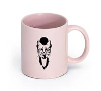 AYUEHBN cerámica Tazas Grandes para Té, Café y Chocolate Caliente Gato Esmoquin Hermoso Animal （11oz/320ml） Ideal para el hogar, la oficina, cafeterías, ideas de regalo Rosa