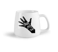 AYUEHBN Frutta in ceramica Bicchieri in ceramica per la casa Gamer Hand Gaming Joystick Videogioco Sala Giochi （14oz/400ml） Un bel regalo di Natale