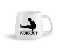 AYUEHBN Frutta in ceramica Bicchieri in ceramica per la casa Ginnastica Uomo Sport Attività Allenamento zione （14oz/400ml） per latte, tè, cola, acqua