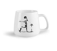 AYUEHBN Frutta in ceramica Personalizzata Tazze Moglie Casalinga Ragazza Donna Pulizie Casa sex appeal （14oz/400ml） Ottimo per casa, ufficio, bar, idee regalo