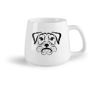 AYUEHBN Frutta in ceramica Tazza da tè e caffè alla moda Cane da compagnia, grazioso terrier irlandese a pelo riccio （14oz/400ml） Un bel regalo di Natale