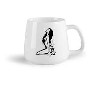 AYUEHBN Frutta in ceramica Tazza da tè e caffè alla moda Spogliarellista, spogliarello, danza, ragazza sexy （14oz/400ml） Porcellana fine (ceramica)
