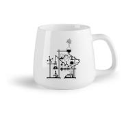 AYUEHBN Frutta in ceramica Tazza da tè o caffè originale Laboratorio chimico scientifico della scuola di chimica （14oz/400ml） e bevande calde, espresso