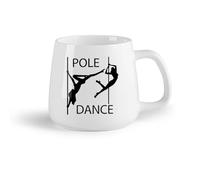 AYUEHBN Frutta in ceramica Tazza da tè o caffè originale Pole Dance sex appeal Ragazze senza vestiti Passione （14oz/400ml） per espresso, set da tè