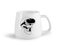 AYUEHBN Frutta in ceramica Tazza in ceramica originale Visore VR per realtà virtuale con teschio, videogioco （14oz/400ml） Un bel regalo di Natale