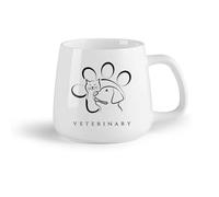AYUEHBN Frutta in ceramica Tazza in ceramica per casa e ufficio Medicina veterinaria Animale domestico （14oz/400ml） Ottimo per casa, ufficio, bar, idee regalo