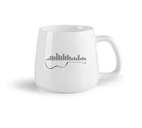 AYUEHBN Frutta in ceramica Tazza in ceramica per casa e ufficio Mixer per strumenti musicali per chitarra DJ Sound （14oz/400ml） per latte, tè, cola, acqua