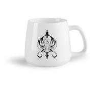 AYUEHBN Frutta in ceramica Tazze da caffè in ceramica bianca Lanterna per uccelli, candela, fuoco notturno （14oz/400ml） Perfetto per cucine, ristoranti e bar, ottima idea regalo