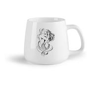 AYUEHBN Frutta in ceramica Tazze da caffè in gres con manico Amore Sesso Donna Uomo Passione （14oz/400ml） Ufficio, casa, bar, lavabile in lavastoviglie e adatto al microonde