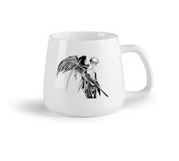 AYUEHBN Frutta in ceramica Tazze da caffè, tazze da tè e caffè Angelo della Morte Guerriero Ali Anime Manga （14oz/400ml） Lavabile in lavastoviglie