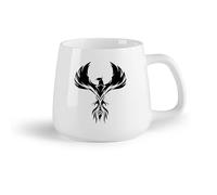 AYUEHBN Frutta in ceramica Tazze da caffè, tazze da tè e caffè Incredibile icona della fenice con ali di fuoco （14oz/400ml） Un bel regalo di Natale