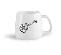 AYUEHBN Frutta in ceramica Tazze da caffè, tazze da tè e caffè Musica Chitarrista Parole Citazione （14oz/400ml） Lavabile in lavastoviglie, adatto al microonde, per ufficio e casa