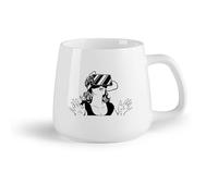 AYUEHBN Frutta in ceramica Tazze da caffè, tazze da tè e caffè Visore per realtà virtuale Dispositivo VR Donna （14oz/400ml） Ideale per casa e ufficio