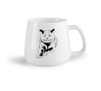 AYUEHBN Frutta in ceramica Tazze da tè, caffè e cioccolata calda Gatto Gattino Animale domestico Bambini （14oz/400ml） per bevande calde, latte macchiato, cappuccino