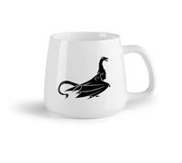 AYUEHBN Frutta in ceramica Tazze da tè, caffè e cioccolata calda Mitologia per bambini del drago fantasy （14oz/400ml） Lavabile in lavastoviglie e adatto al microonde