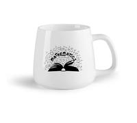 AYUEHBN Frutta in ceramica Tazze in gres per caffè, tè, Libro di simboli matematici per la scuola di matematica per adolescenti （14oz/400ml） per espresso