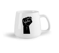 AYUEHBN Frutta in ceramica Tazze in gres per caffè, tè, Mano Pugno Centro Fitness Sport Ginnastica Allenamento Fight Club （14oz/400ml） Ristorante, ufficio