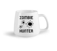 AYUEHBN Frutta in ceramica Tazze in gres per caffè, tè, Stanza per ragazzi adolescenti con cacciatore di zombi （14oz/400ml） Lavabile in lavastoviglie