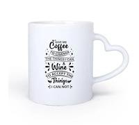 AYUEHBN Mango de cerámica en forma de corazón Taza de Café con Asa - Cerámica Clásica Dame palabras de cita de cafetería caligrafía 11oz/320ml Para té, chocolate caliente