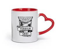 AYUEHBN Taza de cerámica para café, tequila, cóctel, lima y sal, para pub, bar (320 ml) para café, sopa, té, leche, café con leche y chocolate caliente. Para damas y caballeros.