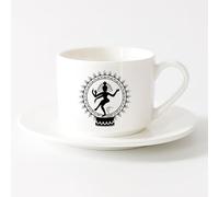 AYUEHBN Taza de Cerámica para Hogar y Oficina Dios hindú Shiva Religión india Vedas Vinilo （6oz/175ml） Café, té, latte, leche, cacao, zumo y otras bebidas calientes