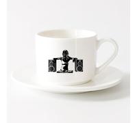AYUEHBN Taza de Té de Cerámica atractivo sexual Chica DJ Música Musical Discoteca （6oz/175ml） Regalo divertido para amantes del café, mejores amigos del trabajo, compañeros de trabajo y amigos