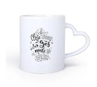 AYUEHBN Tazas de Café, Té y Café Cita inspiradora Cierra los ojos y pide un deseo 11oz/320ml Regalo divertido para amantes del café, mejores amigos del trabajo, compañeros de trabajo y amigos