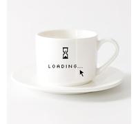 AYUEHBN Tazas de té, café y chocolate caliente Computadora que carga el mouse geek （6oz/175ml） Para café, sopa, té, leche, latte, chocolate caliente, para mujeres y hombres