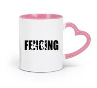 AYUEHBN Tazas grandes de cerámica para bebidas calientes, esgrima, deportes, duelo de palabras, espadas (320 ml) para té, café, leche y capuchino.