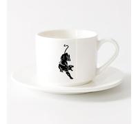 AYUEHBN Tazas personalizadas Depredador Animal salvaje Pantera Cazador Gran felino （6oz/175ml） Apto para lavavajillas y microondas, para la oficina y el hogar