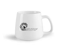 AYUEHBN Tazze da caffè in ceramica bianca Surf Sport estremo Oceano （14oz/400ml） Il regalo ideale per la colazione, matrimoni, compleanni, regali per donne, festa del papà, mamma, ragazze, ragazzi