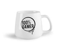 AYUEHBN Tazze da caffè in ceramica bianca Videogiochi per adolescenti （14oz/400ml） Il regalo ideale per la colazione, matrimoni, compleanni, regali per donne, festa del papà, mamma, ragazze, ragazzi