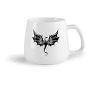 AYUEHBN Tazze da caffè, tazze da tè e caffè Belle ali di drago fantasy （14oz/400ml） Il regalo ideale per la colazione, matrimoni, compleanni, regali per donne, festa del papà, mamma, ragazze, ragazzi