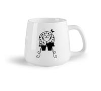 AYUEHBN Tazze grandi per bevande calde Vegetazione in vaso di fiori （14oz/400ml） Il regalo ideale per la colazione, matrimoni, compleanni, regali per donne, festa del papà, mamma, ragazze, ragazzi