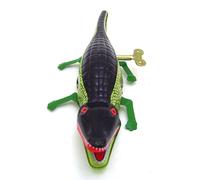 AYUNJIE Adulto Colección Wind Up Juguete MS224 Hierro Cocodrilo Retro Ropa Tienda Props Estaño Juguete Vintage Niños Padre-Hijo Interacción