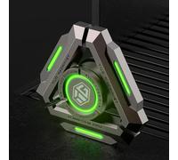 AYUNJIE Anti-Ansiedad Fidget Mano Spinner, Juguetes de Mano Luminosa Enfoque Dedo Juguete Giratorio Aliviar el Estrés Aburrimiento TDAH Autismo, Metal Sólido Fidgit Sensorial (B)