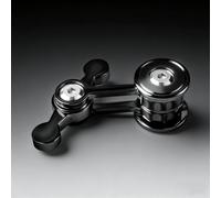 AYUNJIE Doble Péndulo Fidget Mano Spinner Caos Péndulo Yema del Dedo Giroscopio Estrés Ansiedad TDAH Alivio Fidgets Juguete Regalos para Marido Novio (Negro)