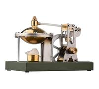 AYUNJIE Stirling Motor Modelo Kit, Aire Caliente Stirling Motor Motor Modelo Volante y platillo diseño Completo Metal física Ciencia Experimento DIY