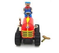 AYUNJIE Tractor Wind Up Juguete Estaño Juguete Adornos Creativos Fotografía Accesorios Niños Regalo Niños Niñas Padre-Hijo Interacción