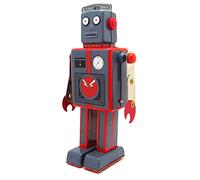 AYUNJIE Wind Up Juguete MS384 Antena Robot Estaño Juguete Fotografía Props Coleccionable Niños Regalo Niños Niñas Padre-Hijo Interacción