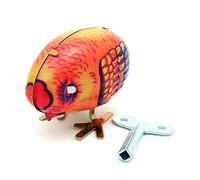 AYUNJIE Wind Up Juguete nostálgico Juguete MS006 Pollo Come arroz Retro Vintage Coleccionable niños niños niñas Padre-Hijo interacción